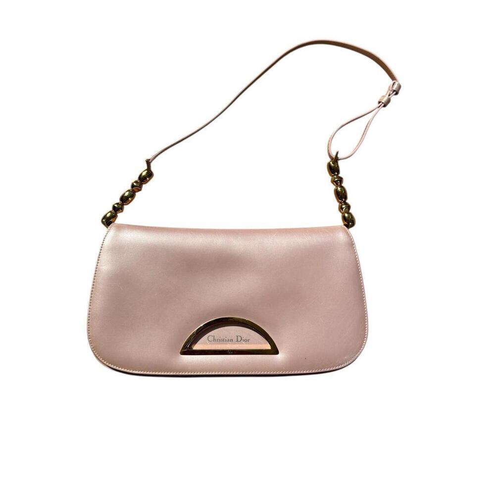 christian dior 2000s pink shoulder bag